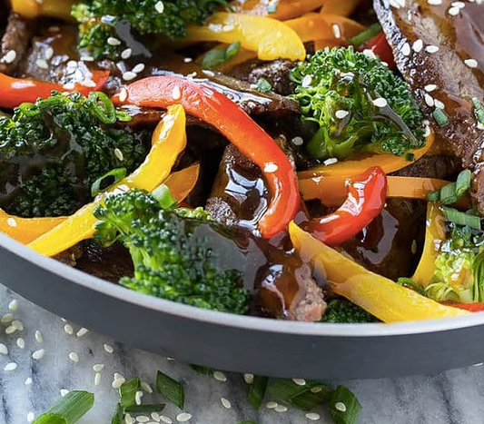 Crock Pot Bone Broth Beef & Broccoli