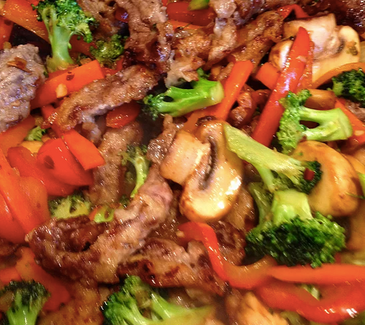 Guiltless Ginger Beef Stir Fry