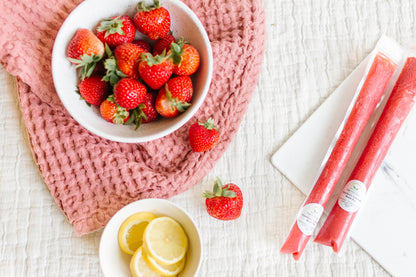 Strawberry Lemonade Broth Pop